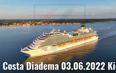 Costa Diadema 03.06.2022 Kieler Förde