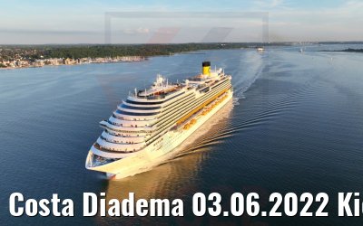 Costa Diadema 03.06.2022 Kieler Förde