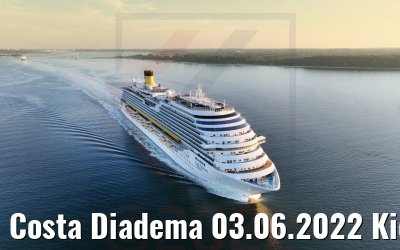 Costa Diadema 03.06.2022 Kieler Förde