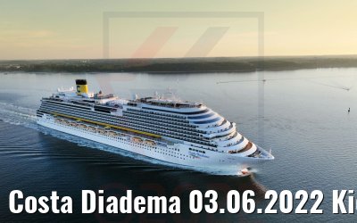 Costa Diadema 03.06.2022 Kieler Förde