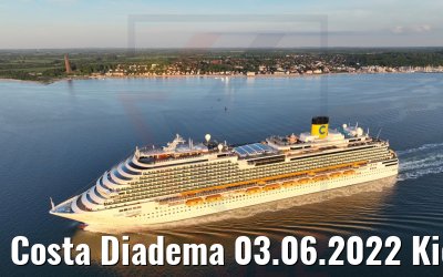 Costa Diadema 03.06.2022 Kieler Förde