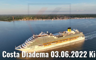 Costa Diadema 03.06.2022 Kieler Förde