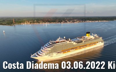 Costa Diadema 03.06.2022 Kieler Förde