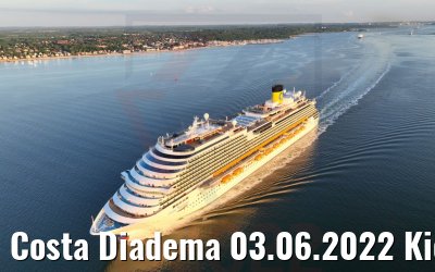 Costa Diadema 03.06.2022 Kieler Förde
