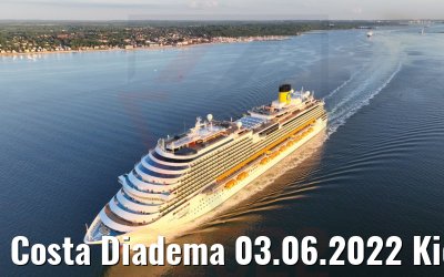 Costa Diadema 03.06.2022 Kieler Förde