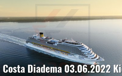 Costa Diadema 03.06.2022 Kieler Förde