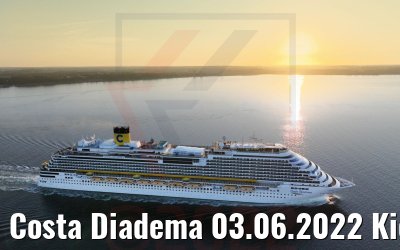 Costa Diadema 03.06.2022 Kieler Förde