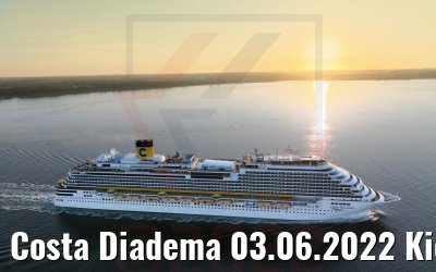 Costa Diadema 03.06.2022 Kieler Förde