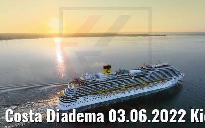 Costa Diadema 03.06.2022 Kieler Förde