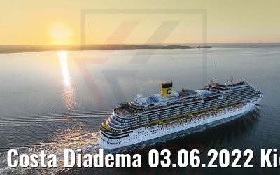 Costa Diadema 03.06.2022 Kieler Förde