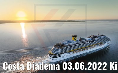 Costa Diadema 03.06.2022 Kieler Förde