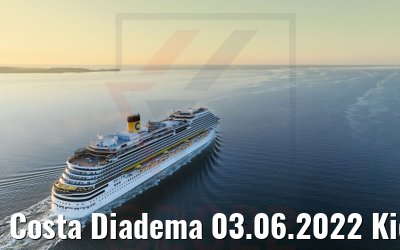 Costa Diadema 03.06.2022 Kieler Förde