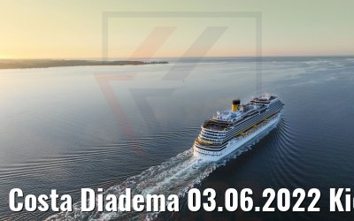 Costa Diadema 03.06.2022 Kieler Förde
