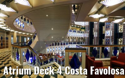 Atrium Deck 4 Costa Favolosa