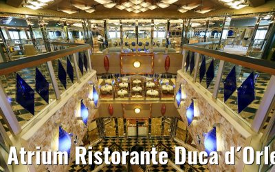 Atrium Ristorante Duca d´Orleans Costa Fortuna