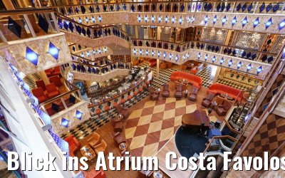 Blick ins Atrium Costa Favolosa