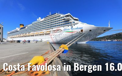 Costa Favolosa in Bergen 16.07.2019