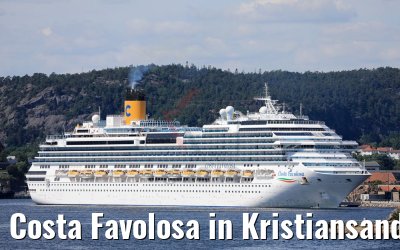 Costa Favolosa in Kristiansand 06.06.2018