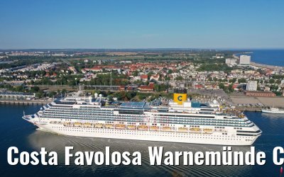 Costa Favolosa Warnemünde City und Cruise Terminal 26.07.2019
