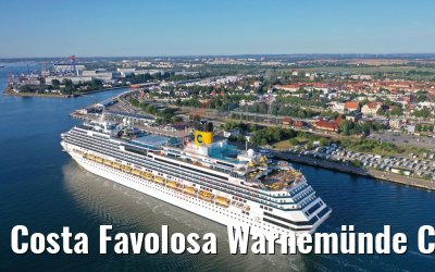 Costa Favolosa Warnemünde City und Cruise Terminal 26.07.2019