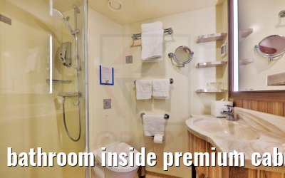 bathroom inside premium cabin Cat. IP 10276 Costa Firenze