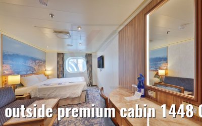 outside premium cabin 1448 Costa Firenze cat. EP