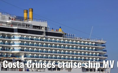 Costa Cruises cruise ship MV Costa Luminosa departing Amsterdam, 16. June 2009