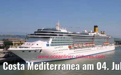 Costa Mediterranea am 04. Juli 2004 in Venedig