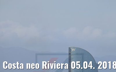 Costa neo Riviera 05.04. 2018 Barcelona