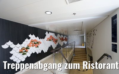 Treppenabgang zum Ristorante Giardino Costa neoRomantica