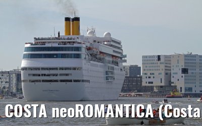COSTA neoROMANTICA (Costa Crociere) outbound port of Amsterdam - Aug. 12, 2012