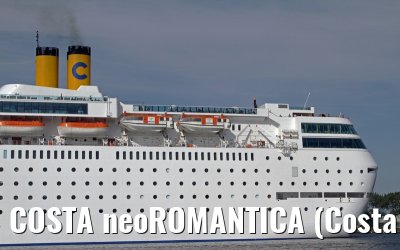 COSTA neoROMANTICA (Costa Crociere) outbound port of Amsterdam - Aug. 12, 2012