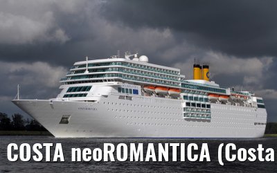 COSTA neoROMANTICA (Costa Crociere) outbound port of Amsterdam - Jun 25, 2012