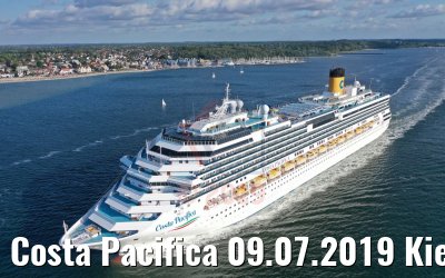 Costa Pacifica 09.07.2019 Kieler Förde bei Laboe