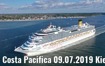 Costa Pacifica 09.07.2019 Kieler Förde bei Laboe