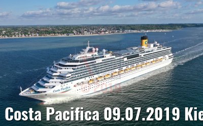 Costa Pacifica 09.07.2019 Kieler Förde bei Laboe