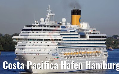 Costa Pacifica Hafen Hamburg 28.06.2018