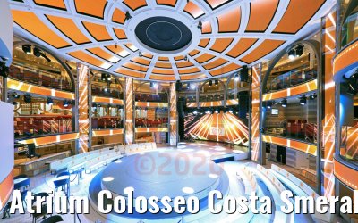 Atrium Colosseo Costa Smeralda Deck 7