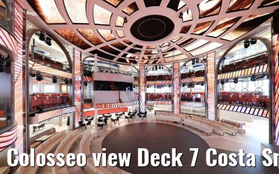 Colosseo view Deck 7 Costa Smeralda