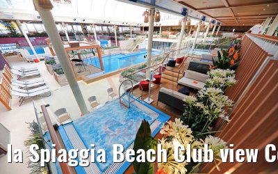 la Spiaggia Beach Club view Costa Smeralda