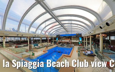 la Spiaggia Beach Club view Costa Smeralda