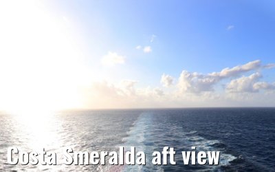 Costa Smeralda aft view