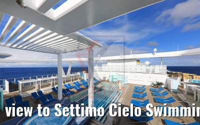 view to Settimo Cielo Swimming Pool Costa Smeralda