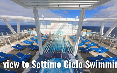 view to Settimo Cielo Swimming Pool Costa Smeralda