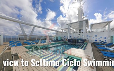 view to Settimo Cielo Swimming Pool Costa Smeralda