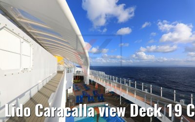 Lido Caracalla view Deck 19 Costa Smeralda