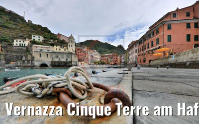 Vernazza Cinque Terre am Hafen 11.10.2020