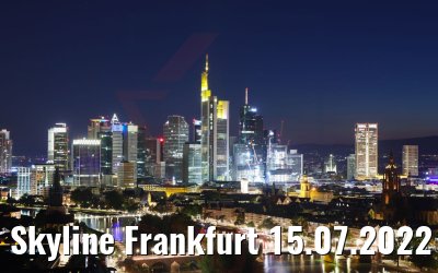 Skyline Frankfurt 15.07.2022