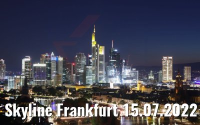 Skyline Frankfurt 15.07.2022