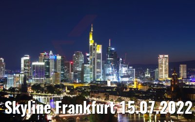 Skyline Frankfurt 15.07.2022
